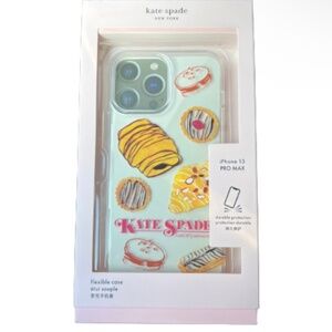kate spade New York Clear cafe & patisserie Multicolor iPhone Case